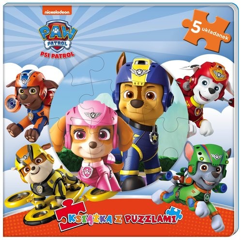 okładka Psi Patrol Książka z puzzlami książka | Opracowania Zbiorowe