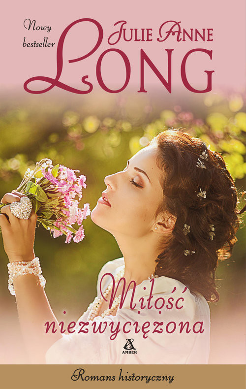 okładka Miłość niezwyciężona Wielkie Litery książka | Julie Anne Long