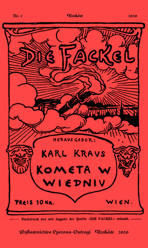 okładka Kometa w Wiedniu Satyry i glosy z lat 1910-1920 książka | Kraus Karl