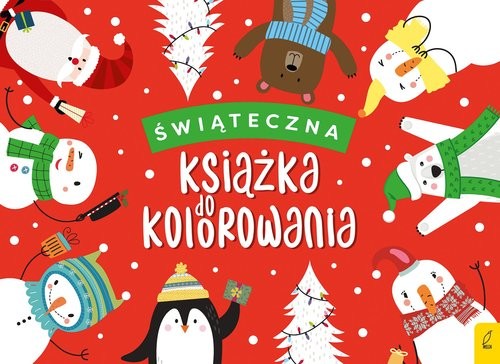 okładka Świąteczna książka do kolorowania książka