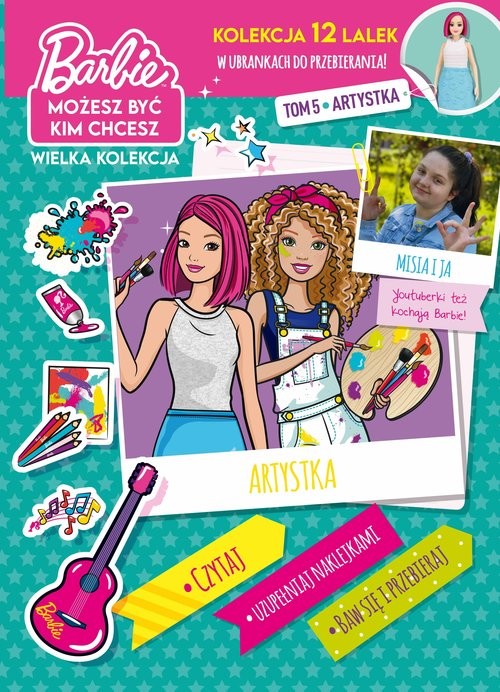 okładka Barbie. Możesz być kim chcesz Część 5 Artystka książka