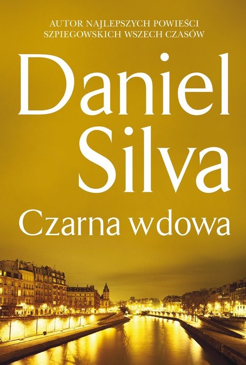 okładka Czarna wdowa Wielkie Litery książka | Daniel Silva