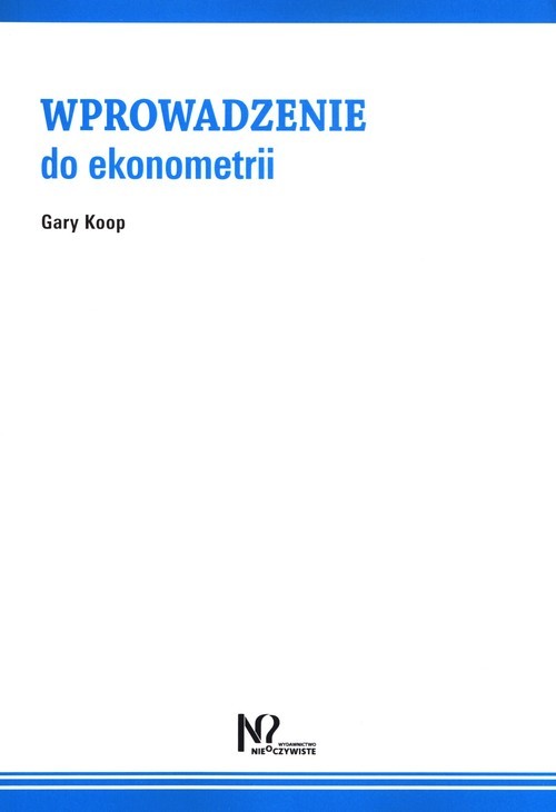 okładka Wprowadzenie do ekonometrii książka | Koop Gary