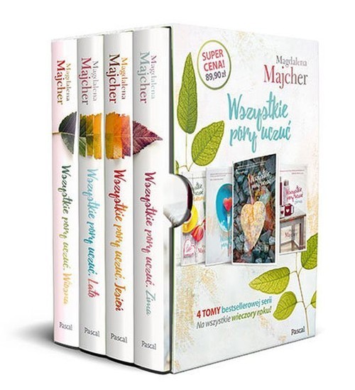 okładka Pakiet: Wszystkie pory uczuć książka | Magdalena Majcher