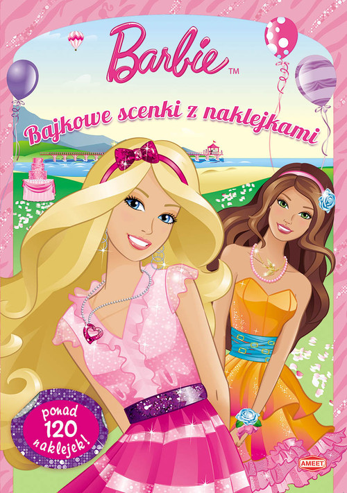 okładka Barbie Bajkowe scenki z naklejkami SC111 książka