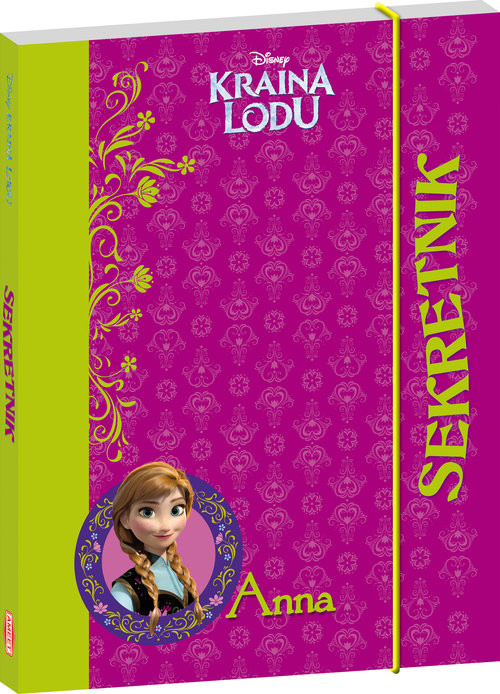 okładka Kraina Lodu Sekretnik Anna książka