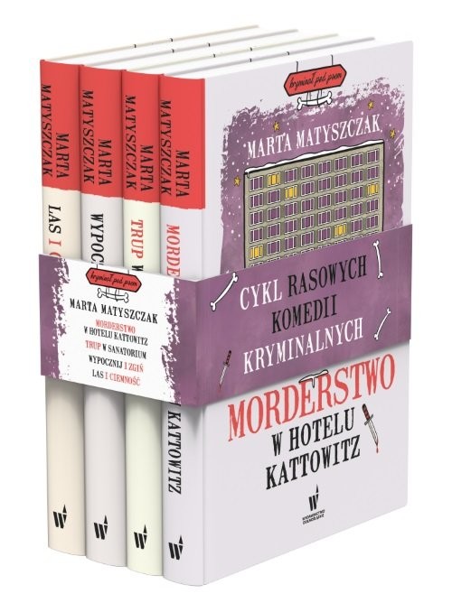 okładka Pakiet Kryminał pod psem 5-8 książka | Marta Matyszczak