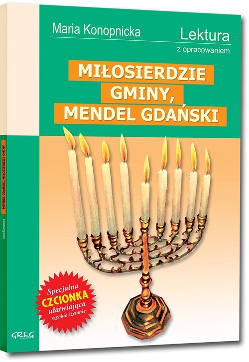 okładka Miłosierdzie gminy, Mendel Gdański Lektura z opracowaniem książka | Maria Konopnicka