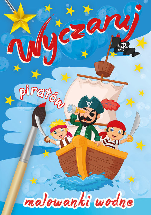 okładka Wyczaruj piratów Malowanki wodne książka