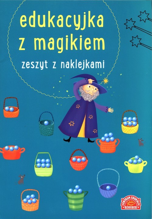okładka Edukacyjka z magikiem Zeszyt z naklejkami książka