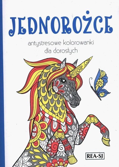 okładka Kolorowanki dla dorosłych Jednorożce książka