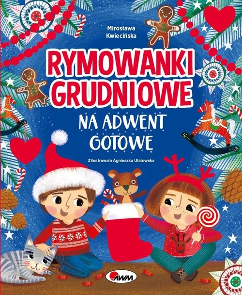 okładka Rymowanki grudniowe na adwent gotowe książka | Kwiecińska Mirosława