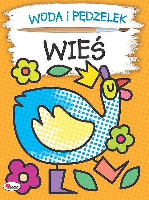 okładka Woda i pędzelek Wieś książka | Kwiecińska Mirosława