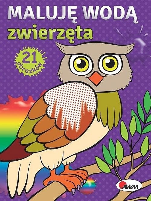okładka Maluję wodą zwierzęta książka | Natalia Rojek Beata Kawałko-Dzikowska
