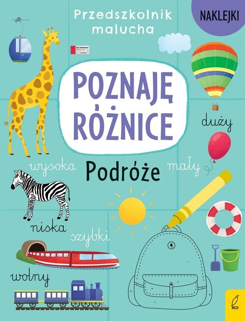 okładka Przedszkolnik malucha Poznaję różnice Podróże książka