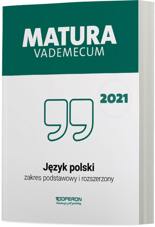 okładka Język polski Matura 2021 Vademecum ZPR książka | Donata Dominik-Stawicka