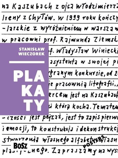 okładka Wieczorek Plakaty książka