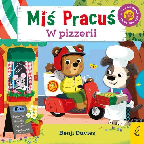 okładka Miś Pracuś W pizzerii książka