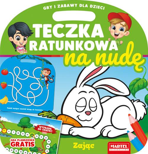 okładka Teczka ratunkowa z grą Zając książka | Adam Gdula