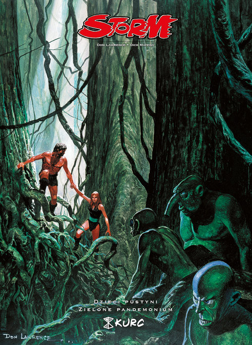 okładka Storm 2 Dzieci pustyni Zielone pandemonium książka | Dick Matena, Don Lawrence