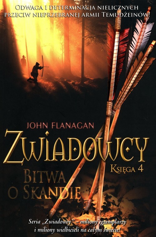 okładka Zwiadowcy 4 Bitwa o Skandię książka | John Flanagan