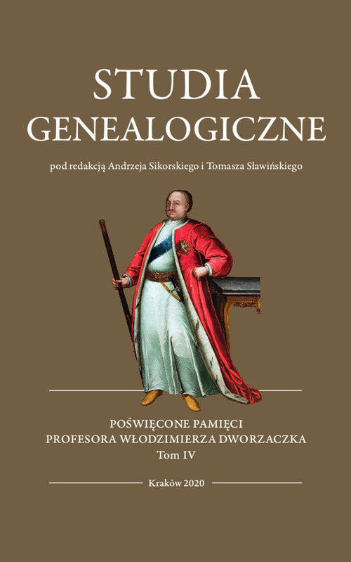okładka Studia Genealogiczne Tom 4 książka