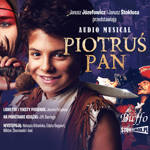 okładka Piotruś Pan: Audio Musical audiobook | MP3 | James Matthew Barrie, Jeremi Przybora