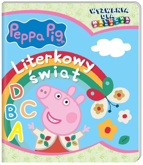 okładka Peppa Pig. Wyzwania dla malucha. Literkowy świat. książka | Opracowania Zbiorowe