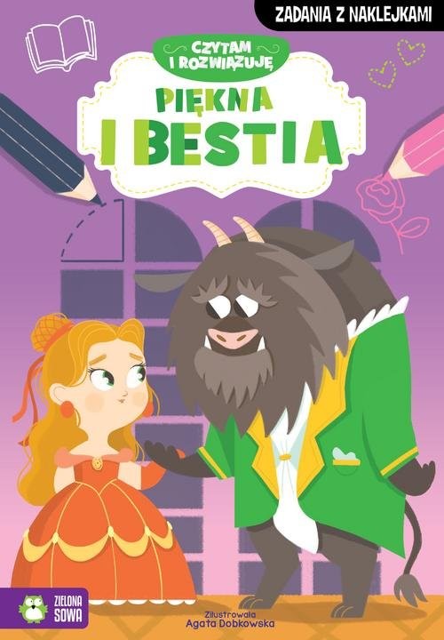 okładka Czytam i rozwiązuję Piękna i Bestia książka