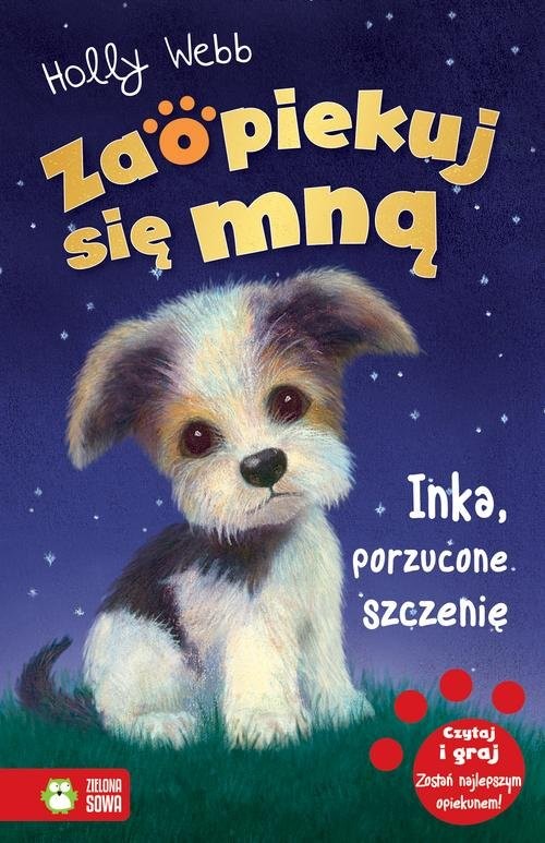 okładka Zaopiekuj się mną Inka porzucone szczenię książka | Holly Webb