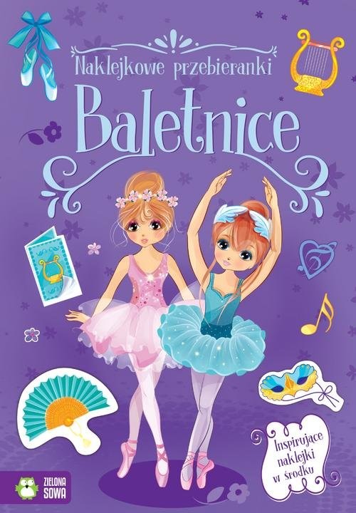 okładka Naklejkowe przebieranki Baletnice książka