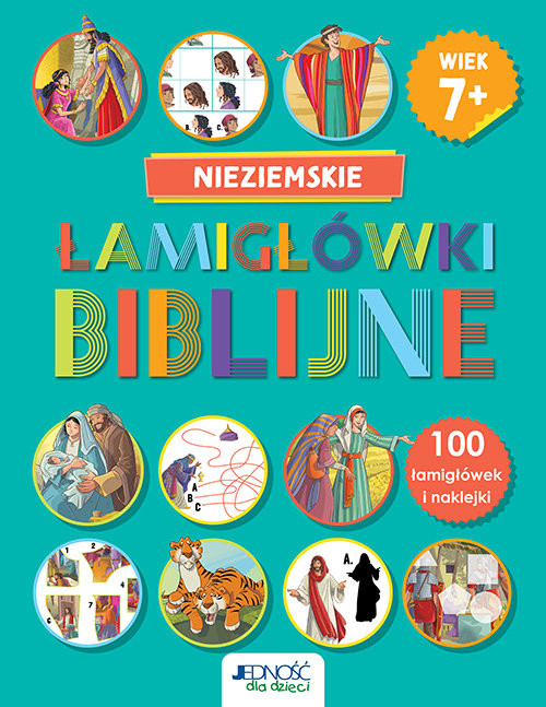 okładka Nieziemskie łamigłówki biblijne 7+ książka | Newton (tekst); Fabiano Fiorin (ilustracje) Andrew
