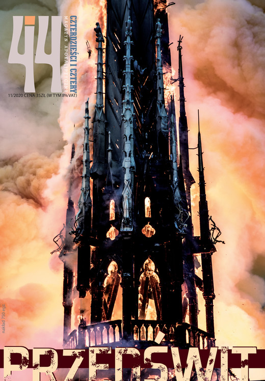 okładka 44 / Czterdzieści i Cztery nr 11 (2020) ebook | epub, mobi | Michał Łuczewski, Erik Peterson, Thomas Ryba, Michał Sokulski, Rafał Tichy, Robert Pawlik, Jan Tomkowski, Taubes Jacob, Nikodem Bończa Tomaszewski, Jonah Wharff, Ernst Topitsch, Olof Gigon, Hans Hirt