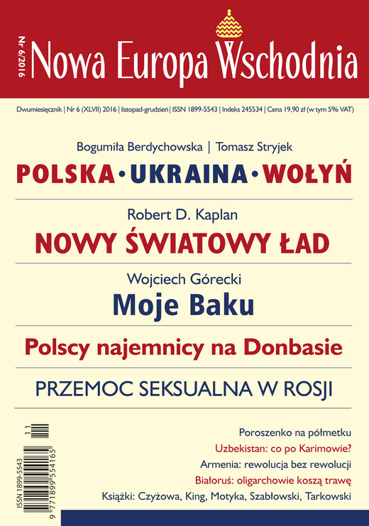 okładka Nowa Europa Wschodnia 6/2016 ebook | epub, mobi | Opracowania Zbiorowe