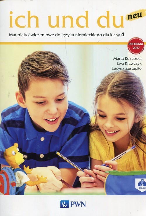 okładka ich und du neu 4 Materiały ćwiczeniowe Szkoła podstawowa książka | Marta Kozubska, Ewa Krawczyk, Lucyna Zastapiło