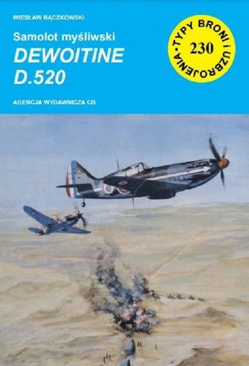 okładka Samolot myśliwski Dewoitine D.52 książka | Bączkowski Wiesław