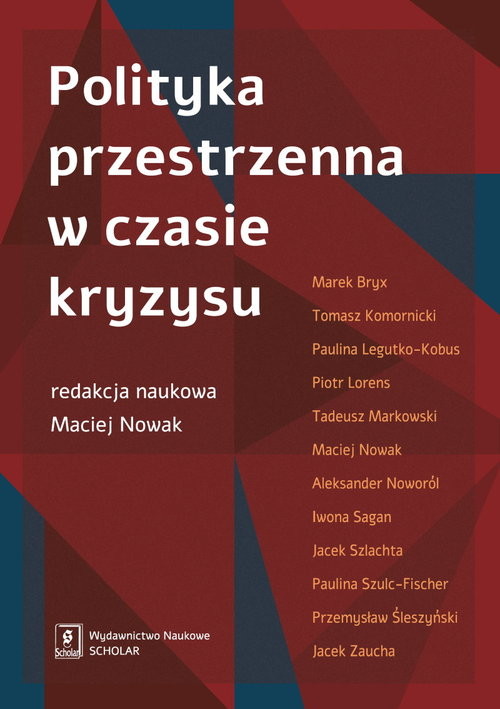 okładka Polityka przestrzenna w czasie kryzysu książka