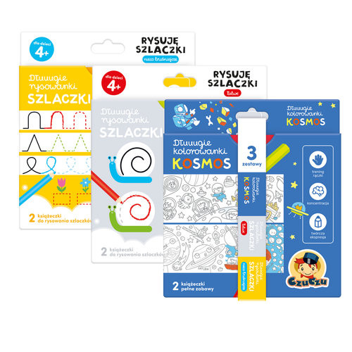 okładka CzuCzu Zestaw rysowanek Kosmos 4+ książka | Opracowania Zbiorowe