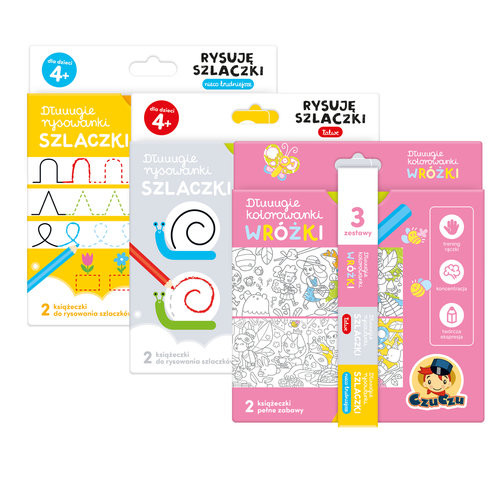 okładka CzuCzu Zestaw rysowanek Wróżki 4+ książka | Opracowania Zbiorowe