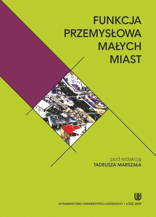 okładka Funkcja przemysłowa małych miast ebook | pdf | Opracowania Zbiorowe