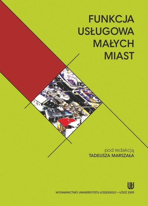 okładka Funkcja usługowa małych miast ebook | pdf | Opracowania Zbiorowe