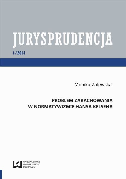 okładka Problem zarachowania w normatywizmie Hansa Kelsena ebook | pdf | Monika Zalewska