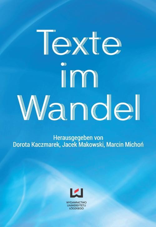 okładka Texte im Wandel ebook | pdf | Opracowania Zbiorowe
