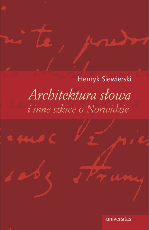 okładka Architektura słowa i inne szkice o Norwidzie ebook | pdf | Siewierski Henryk