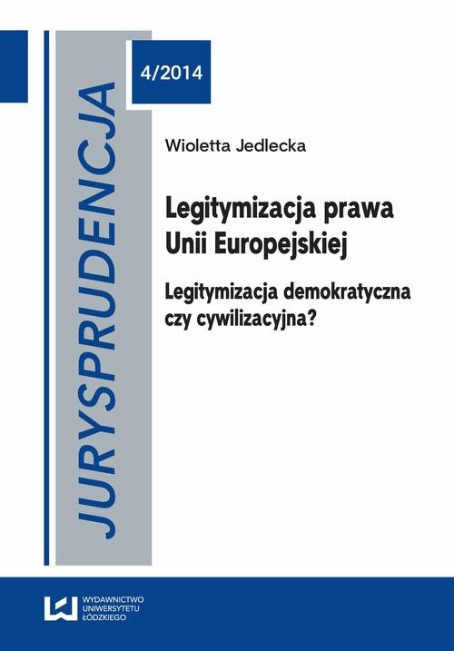 okładka Jurysprudencja 4/2014 ebook | pdf | Wioletta Jedlecka