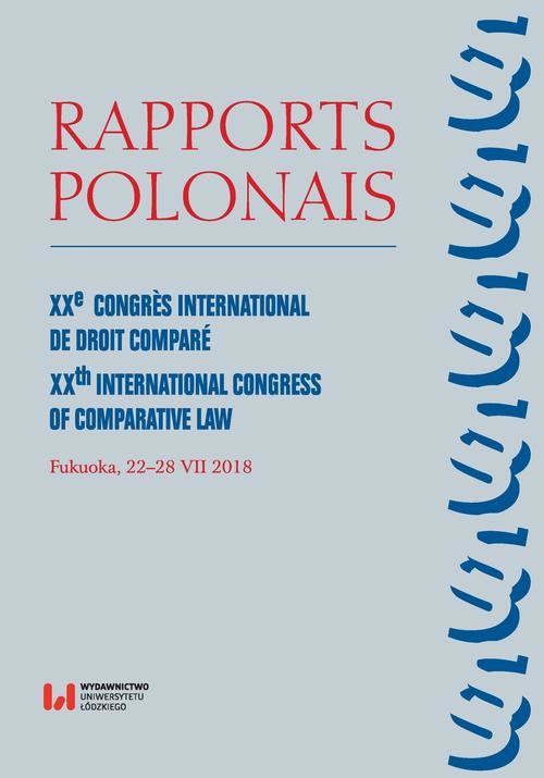 okładka Rapports Polonais. XXe Congrès International de Droit Comparé ebook | pdf | Opracowania Zbiorowe