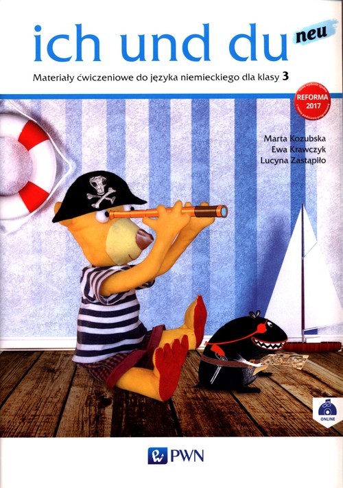 okładka ich und du neu 3 Materiały ćwiczeniowe do języka niemieckiego Szkoła podstawowa książka | Marta Kozubska, Ewa Krawczyk, Lucyna Zastąpiło
