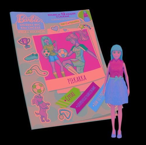 okładka Barbie Możesz być kim chcesz Część 12 Piłkarka książka