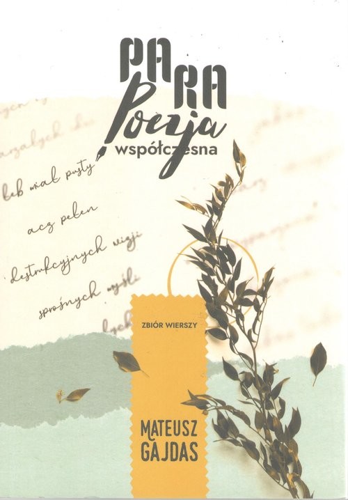 okładka Praprapoezja współczesna książka | Gajdas Mateusz