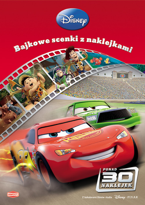 okładka Disney Bajkowe scenki z naklejkami SC5 książka